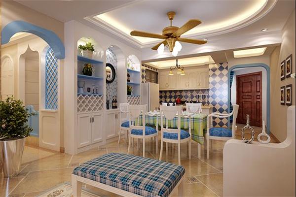 风扇灯装修效果图